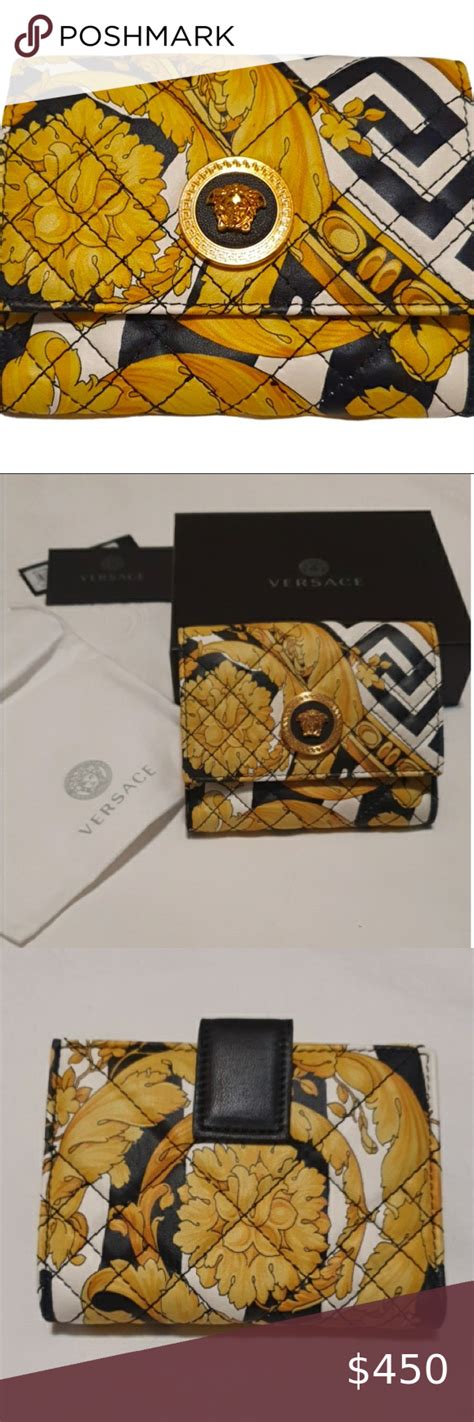 versace female wallets|versace tribute wallet.